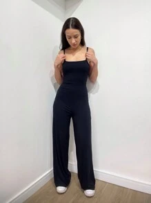 Macacão Calça Feminino Alcinha Duas Formas de Vestir Laço no Decote ou Laço nas Costas Forrado Leve Confortável Pantalona Reveillon Ano Novo Carnaval