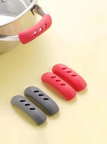 2/8 miếng bọc tay cầm nồi bằng silicon, chịu nhiệt độ cao và chống mài mòn, tay cầm nồi/chảo, tay cầm nồi chống trượt, chống bỏng, tay cầm chịu nhiệt cho nồi và chảo, giá đỡ tay cầm bằng silicon cho chảo rán, tay cầm nồi, tay cầm cách nhiệt chịu nhiệt, tay cầm nồi thay thế đa năng cho bếp, dùng cho nồi hầm, nồi hấp, nồi súp, dụng cụ nhà bếp - Nhiều màu - Xem 1