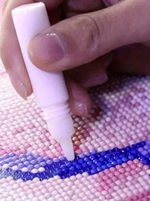 5/10pcs 5D Diamond Painting Glue, 3ml Small Diamond Glue For Securing Diamonds, Precision Application To Prevent Diamonds From Falling Off, DIY Diamond Painting, Crystal Embroidery, Cross Stitch, Mosaic Craft Supplies