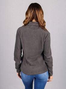 Sudadera abrigadora para mujer, Colección Vertex - Gris - Ver 6