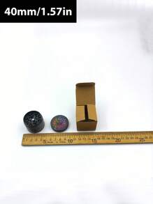 BROS 1 件，创意图案研磨机，金属研磨机，家用小工具，情人节礼物，新年礼物 - 彩色 - 查看 10