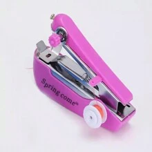 便携式手持迷你手动缝纫机，多功能家用缝纫机 - 彩色 - 查看 6