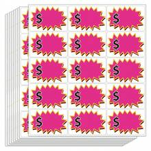 75pcs/Set Blank Explosion Sticker Labels, Suitable For Supermarket Clothing Price Promotion, Home Decor, DIY Creative Home Stickers, Gifts For Friends - Multicolor - View 2