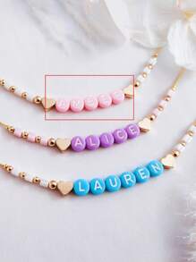 Kids Custom Name Necklace, Pastel Letter Name Necklace, Kids Birthday Gift, Gift For Little Girls, Gift For Toddler,Multi-Functional,Ornamental,Letter,Engraved,Stylish,Modern,Colorful,Cute,Adorable,Casual,Custom,Personalised,Unique,Customized,Baby Gifts,Ideal Gifts For Him,Ideal Gifts For Her,Son,Daughter