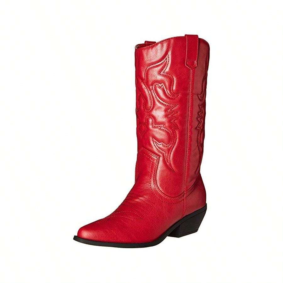 Rhnestone Knee Hgh Western Boots | Black Cowboy Boots, Chunky Heels Boots, Womens Knee Hgh Boots