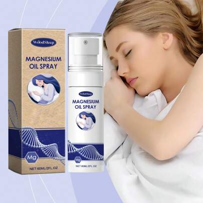 Magnesium Oil Spray, Pure Magnesium Oil Spray, 100% Natural Magnesium Oil Spray (2 Fl.Oz) [Note: This Product Has Not Been Evaluated By The US Food And Drug Administration. This Product Is Not Intended To Diagnose Or Prevent Any Disease.],Aromatherapy,House Freshener,Diffuser,Gift,Home Decor Gifts Birthday Graduation