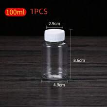 1pc 5Pcs 15 100ml Plastic Pill Bottles With Seal Caps - Ideal Empty Medicine Dispenser For Capsules Cosmetics And Storage Containers 50ML 30ML
