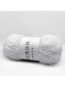 100M/3937IN 50G DIY 闪亮洗碗布纱洗碗巾线玻璃线钩针编织工艺粉彩手工擦洗纱 - 彩色 - 查看 24