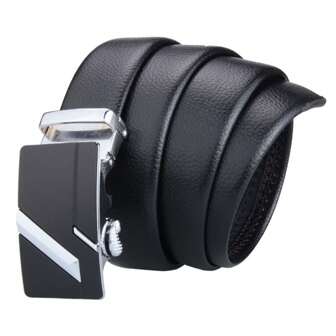 1 pieza Nuevo cinturón con hebilla automática, cinturón de cintura resistente a los arañazos, de estilo minimalista para negocios y casual