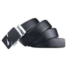 1 Stück Neuer Automatikschnallen Ledergürtel, Kratzerbeständiger Taillengürtel, minimalistischer Mode Business Lässig