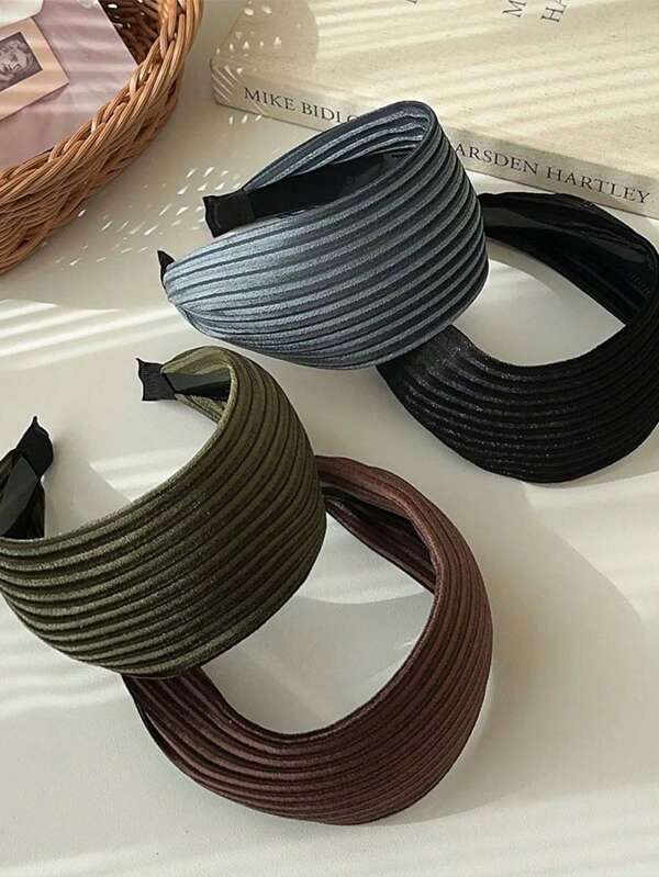 1 Stück Samt Breitreif für Frauen, französischer Stil Haarband für Erwachsene zum Abdecken von Grauhaaren, hochwertige elegante Haarzubehör, die das Gesicht schmaler erscheinen lassen, Haarband, Haarkranz