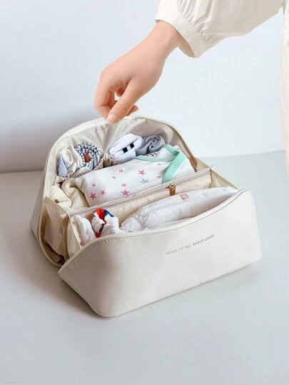 Gấp lại Gối Du lịch Cái túi Đối với Em bé Chảy nước dải , Quần áo , Phụ kiện Lưu trữ , Túi mẹ