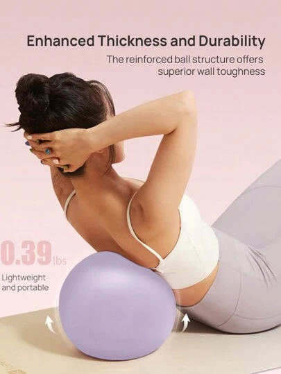 Bóng Pilates thể thao 9 inch, Bóng tập thể dục mini cho Yoga, Luyện tập thăng bằng, Phòng tập thể dục. Chống nổ, Chống trượt, Cải thiện sự cân bằng và sức mạnh cốt lõi.