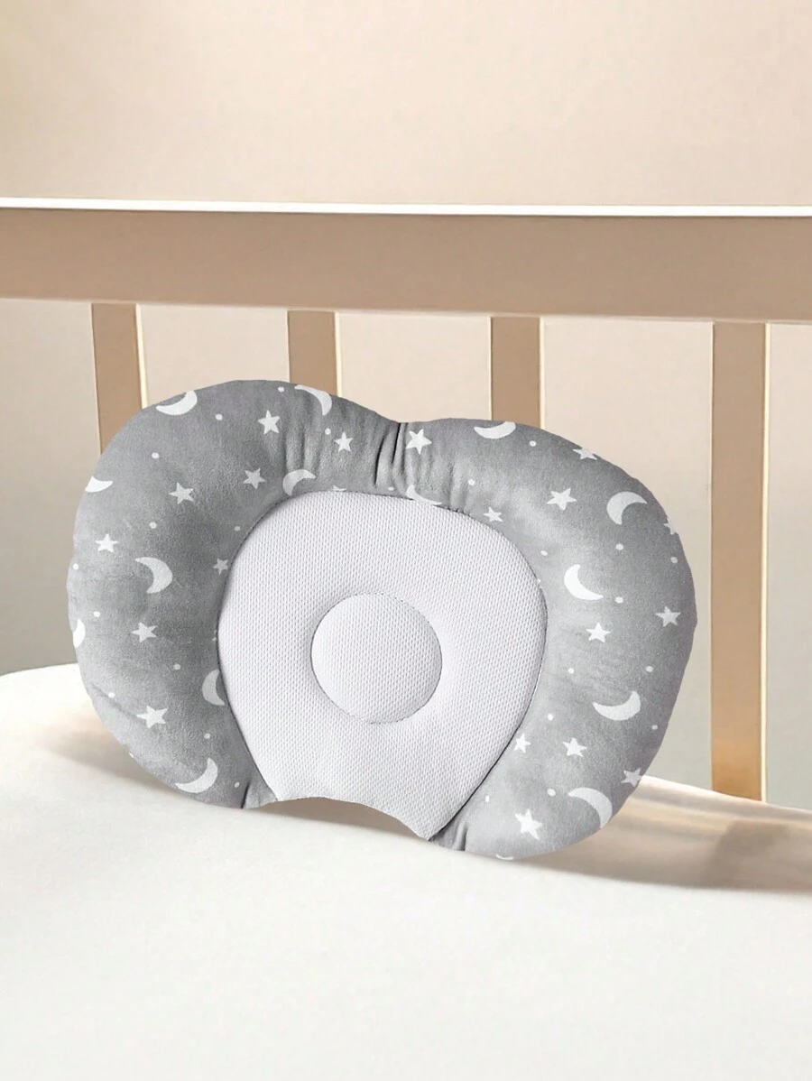 momscare 1 chiếc gối mềm họa tiết sao và trăng cho bé, quà tặng ngày Valentine - Nhiều màu - Xem 1
