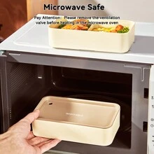 1pc 1440ML Double-Layer Plastic Bento Box With Cutlery Set & Lunch Bag & Sauce Box, Portable Square Lunch Box With Compartments, Leak Proof Fruit Salad Food Storage Container, Dishwasher & Microwave Allowable Lunch Container, Suitable For Student And Adult Use In Home, School, Dorm, Office, Outdoor Camping, Picnic, Travel, Back To School
