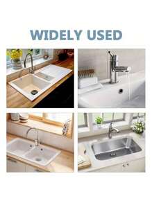 1/4/6pcs Set Of Plastic Bathroom Kitchen Sink, Replaceable Overflow Cover Ring Insert, Chrome Hole Circular Drainage Cover, Sink Accessories, Faucet Sink Cover, Sink, Plastic Electroplating Material, Kitchen And Bathroom Faucet Accessories, Anti Clogging Sewer Accessories, Floor Drain, Sink Decoration