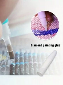 2/5pcs Diamond Painting Glue, Diamond Embroidery Glue For Cross Stitch, Jewelry Glue For Diamond Painting, 5D Diamond Painting And Pearl Art Accessories