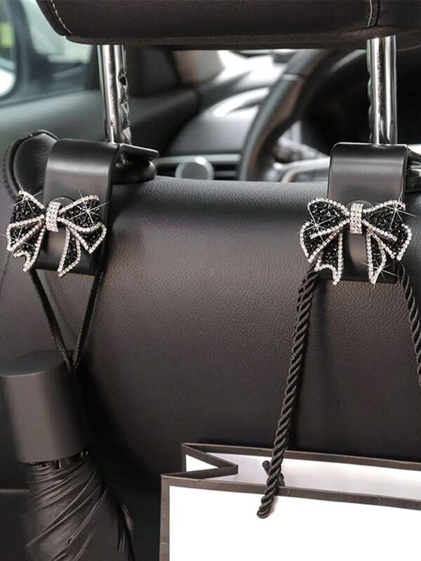 1pc/2pcs Car Hook Seat Back Car Rear Seat Small Hook Car Interior Decoration Products