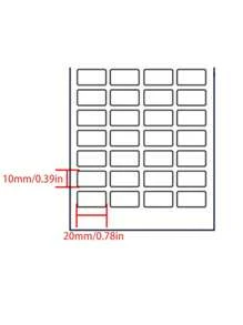 1000pcs Diamond Painting Sticker Labels, Round And Square Shapes, Suitable For DIY, Toolbox, Storage Box Markings, Writable Digits & Letters