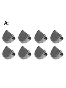 8pcs Metal Shoelaces Screw Lock, Stainless Steel Accessories For Sneakers - Silver - View 5