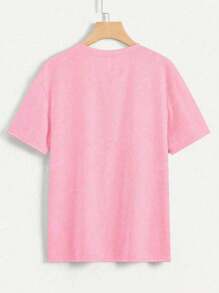 Women's Casual Short Sleeve Round Neck T-Shirt