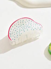 1 pieza Pinza de pelo de acrílico con diseño creativo de fruta, pinza de pelo linda adecuada para uso diario casual, accesorios para el cabello de verano - Multicolor - Ver 9