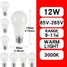 4 件/8 件 E27 LED 灯泡交流 220V 240 18W 15W 12W 9W 6W 3W 聚光灯泡 LED 灯适用于家用台灯 - 黃色 - 查看 18