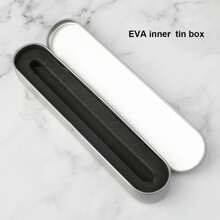 Custom Laser Engraved Tin Box For Gift Pen Engrave Carved Emboss Logo Personalized Tin Gift Box For Single Pen For Valentine's Day Back To School,Back To School,School Supplies - Multicolor - View 13