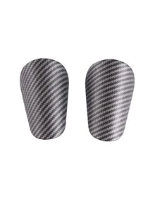 1 Pair Mini Professional Football Soccer Shin Guard With Thickened Fiber Protective Insert For Adults - Multicolor - View 5