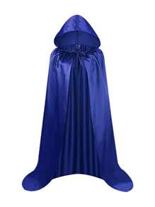 1pc Wizard Hooded Cloak Cape, Cosplay Devil Costume Prop For Party, Masquerade, Robe Halloween - Multicolor - View 11