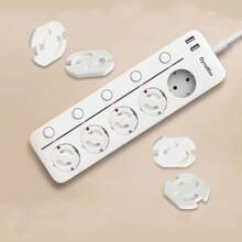 Power Socket Cover, Electrical Safety Lock, Shock Protection For EU Plug Sockets, Anti-Electric Shock Protection