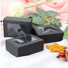 8pcs/16pcs/24pcs Rectangular Gift Box With Window, Suitable For Soap, Candy, Chocolate Packaging, Party Favors - Multicolor - View 2
