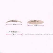 600 pièces/boîte Grands autocollants de bande pour paupière double pli auto-adhésifs, autocollants S/L transparents beiges invisibles pour le maquillage - Multicolore - Voir 8