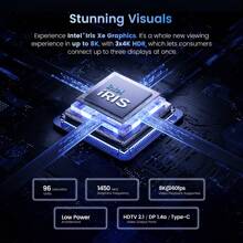 N-One Mini PC Intel Core I9-12900H Up To 5.0GHz, 32GB DDR4+1TB M.2 NVMe SSD, W11 Pro OS, WiFi 6, Two Memory Slots For Expansion Up To 64GB, RJ45 X2/Type-C (Thunderbolt 4)/USB/DP/HDTV, Suitable For Gaming/Business/Home Theater, Christmas Gifts