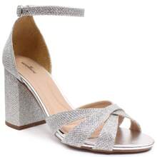 MODARPE Women's Sandals With Medium Thick Heel And Comfortable B71 - Bạc - Xem 2