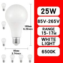 4 pezzi/8 pezzi Lampadina E27 LED AC 220V 240V 18W 15W 12W 9W 6W 3W Faretto per illuminazione domestica, lampada da tavolo