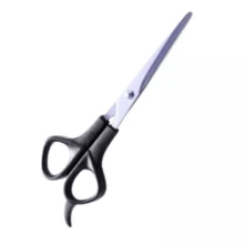 Kit Barba Tesoura Pente Navalhete Pincel Profissional 4 Peças C02 - Preto - Visão 4