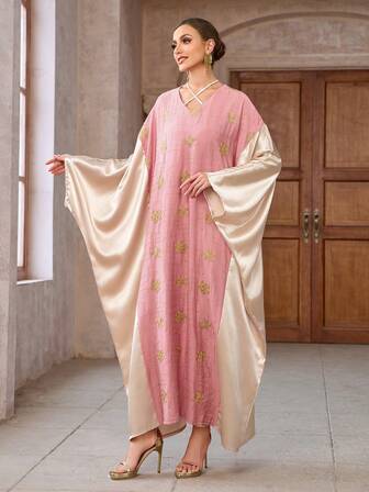 2025 拼布阿拉伯风格休闲夏装，简约时尚，适合日常穿着