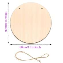 1 Pc Customized Round Wooden Hanging Sign, Custom Front Door Wooden Welcome Sign, Hanging Decorative Sign, Farmhouse Small Door Sign, Customized Welcome Front Door Sign For Coffee Shop, Restaurant, Wooden Housewarming Gift, Customized Decorative Wooden Board Gifts Birthday Graduation,Home Harmony - Multicolor - View 11