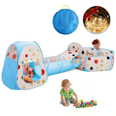 Tienda Túnel Carpa Casita 3 En 1 Portable Pelotero Juguete y Regalos de 30 globos macaron de 12 pulgadas