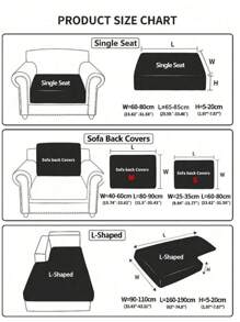 1 Stück Tulpenblattmuster Anti-Rutsch Fleece Elastische Sofakissenbezug in Allwetter, modern minimalistischer Stil Anti-Rutsch Schutzhülle für L-förmige Sofas, Schutzhülle für das Wohnzimmer mit 1/2/3/4 Sitzplätzen - Verschiedenfarbig - Übersicht 5