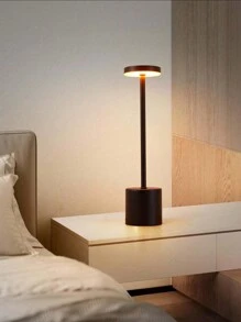 1 PC Wireless Table Lamp Touch Switch Table Lamp Type C 5V Rechargeable 3 In 1 Light Colors Dimmable Brightness Table Lamp For Office Study Bedroom Living Room