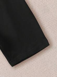 2 件套年轻女孩字母印花短袖T恤+短裤运动套装夏季运动服户外套装 - 玫紅色 - 查看 10