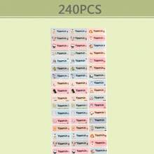 60/120/180/240pcs Customized Name Stickers, Name Labels, Personalized Stickers, Waterproof - Suitable For School And Daycare - Customizable Stickers Can Be Used Almost Anywhere, Perfect Gift For Family, New Year, Back To School, Fashionable Autumn, Children, Customized Children Growth Memento - Multicolor - View 23