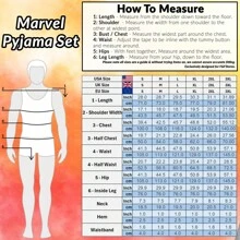 Marvel Deadpool And Wolverine Pyjama Set Soft Comfortable PJ Loungewear Gift - Black - View 5