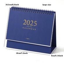 1 件 2025 年新款创意基本日历，简约优雅桌面计划器办公室装饰