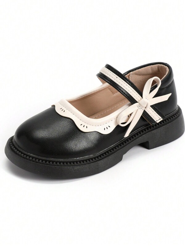 Kinder Prinzessin Stil Lackleder Schuhe, modische britische Stil Schulschuhe für Mädchen, Frühjahrsneuheit