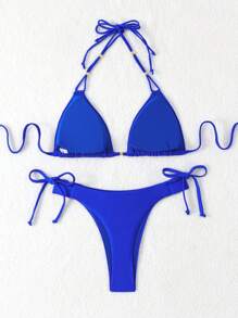 RWX VEST Tie-Dye Bikini: Elegance And Comfort Made To Measure 2024 XX532 - 寶藍色 - 查看 2