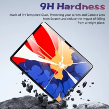 2pcs HD Tempered Glass Screen Protector Compatible With IPad / IPad Air/Pro/ Mini/1/2/3/4/5/6/7/8/9/10/Th Gen/8.3 Inch /9.7 Inch/10.2 Inch/10.5 Inch/10.9 Inch/11 Inch/12.9 Inch/13 Inch/2016-2022/IPad Air 2024/IPad Pro 2024/M2/M4 - White - View 4