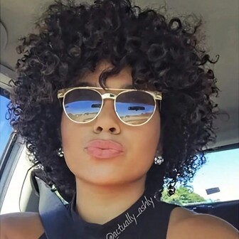 6Inch Human Hair Wigs Pixie Cut Wig With Bangs For Women